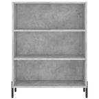 vidaXL Regalschrank Betongrau 69,5x32,5x90 cm Holzwerkstoff