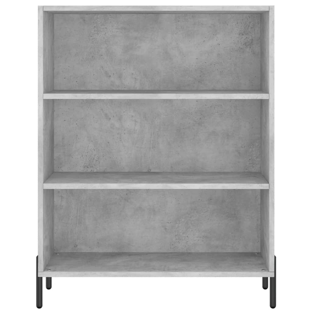 vidaXL Regalschrank Betongrau 69,5x32,5x90 cm Holzwerkstoff