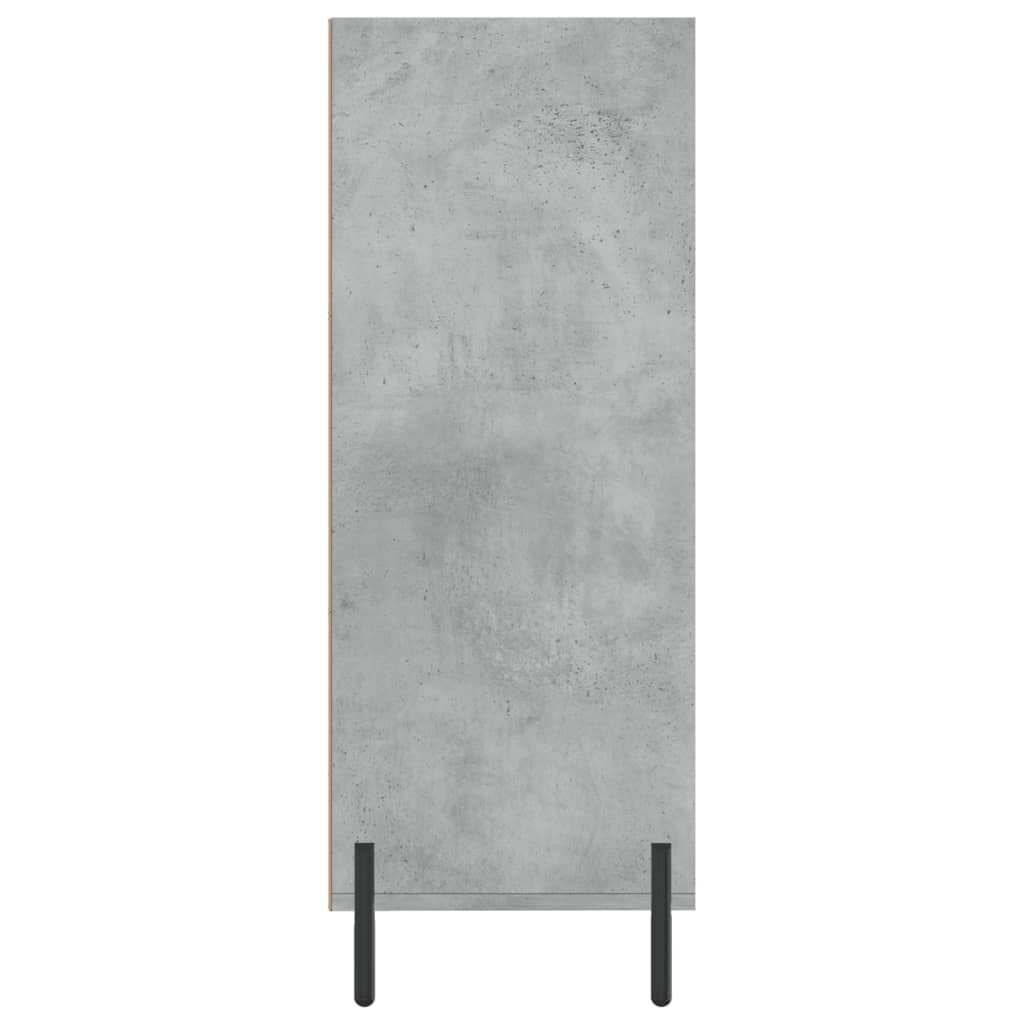 vidaXL Regalschrank Betongrau 69,5x32,5x90 cm Holzwerkstoff