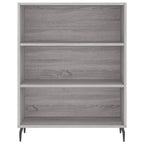 vidaXL Regalschrank Grau Sonoma 69,5x32,5x90 cm Holzwerkstoff