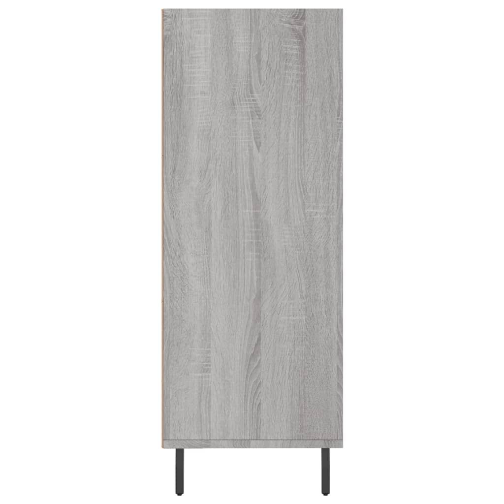 vidaXL Regalschrank Grau Sonoma 69,5x32,5x90 cm Holzwerkstoff