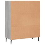 vidaXL Regalschrank Grau Sonoma 69,5x32,5x90 cm Holzwerkstoff