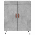 vidaXL Sideboard Betongrau 69,5x34x90 cm Holzwerkstoff