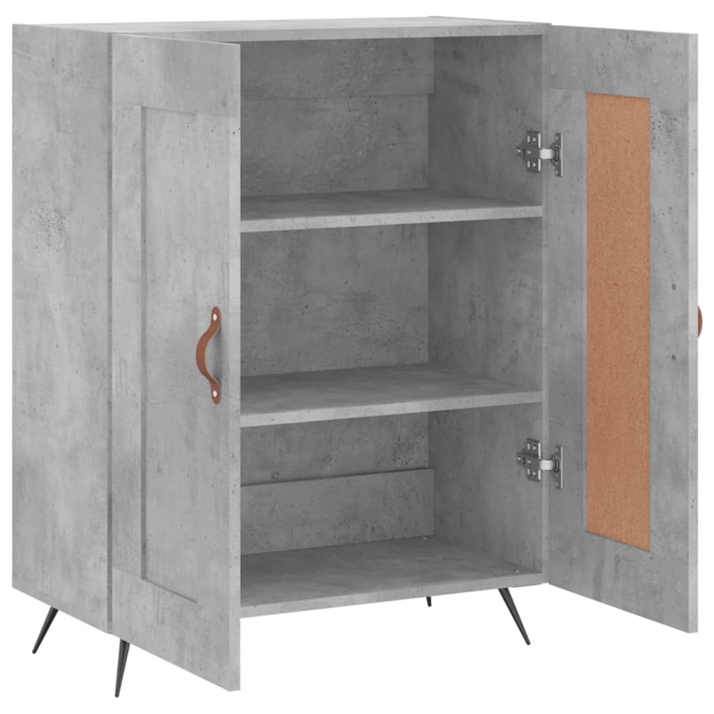 vidaXL Sideboard Betongrau 69,5x34x90 cm Holzwerkstoff