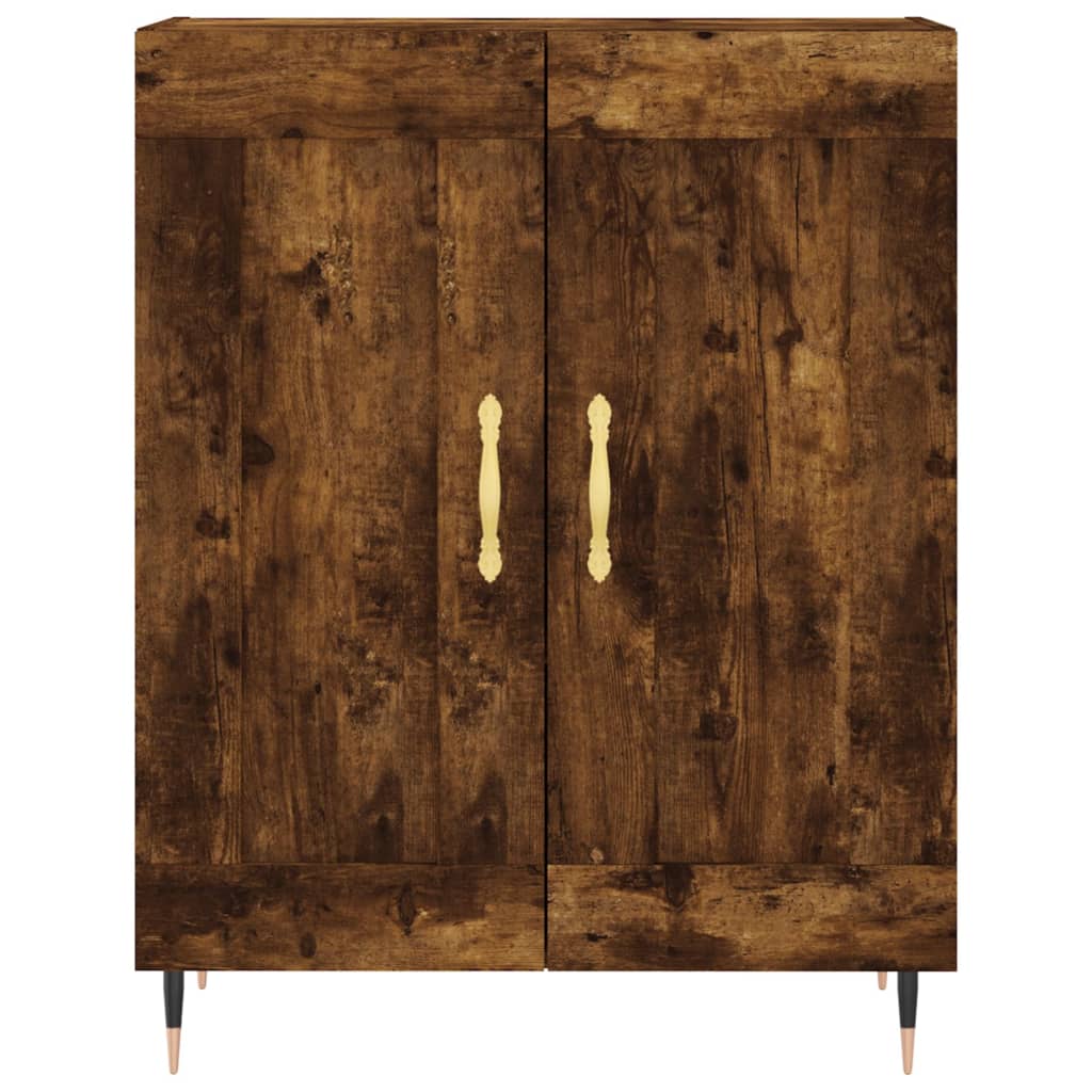 vidaXL Sideboard Räuchereiche 69,5x34x90 cm Holzwerkstoff
