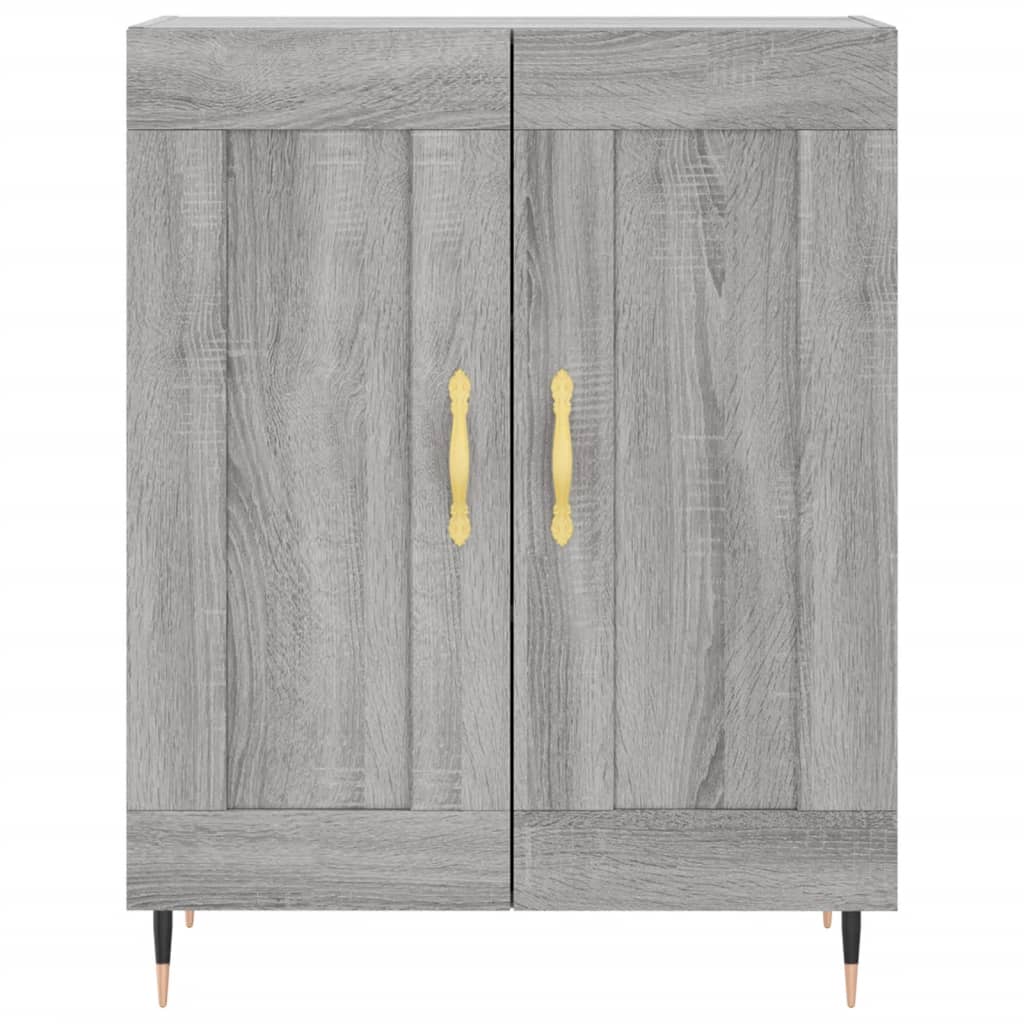 vidaXL Sideboard Grau Sonoma 69,5x34x90 cm Holzwerkstoff
