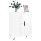 vidaXL Sideboard Hochglanz-Weiß 69,5x34x90 cm Holzwerkstoff