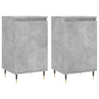vidaXL Sideboards 2 Stk. Betongrau 40x35x70 cm Holzwerkstoff