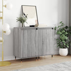 vidaXL Sideboards 2 Stk. Grau Sonoma 40x35x70 cm Holzwerkstoff