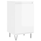 vidaXL Sideboards 2 Stk. Hochglanz-Weiß 40x35x70 cm Holzwerkstoff