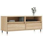 vidaXL TV-Schrank Sonoma-Eiche 100x34,5x44,5 cm Holzwerkstoff