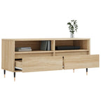 vidaXL TV-Schrank Sonoma-Eiche 100x34,5x44,5 cm Holzwerkstoff