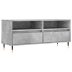 vidaXL TV-Schrank Betongrau 100x34,5x44,5 cm Holzwerkstoff