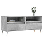 vidaXL TV-Schrank Betongrau 100x34,5x44,5 cm Holzwerkstoff