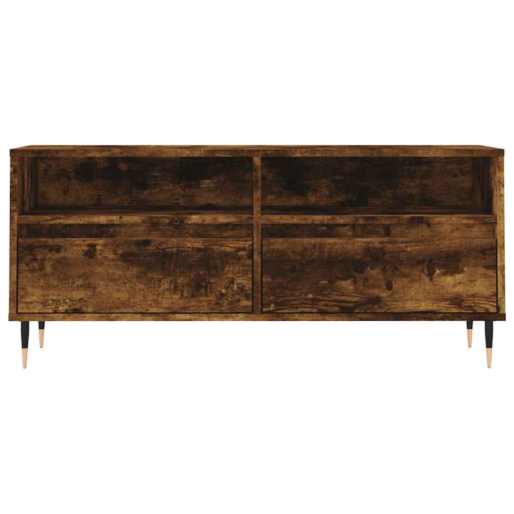 vidaXL TV-Schrank Räuchereiche 100x34,5x44,5 cm Holzwerkstoff
