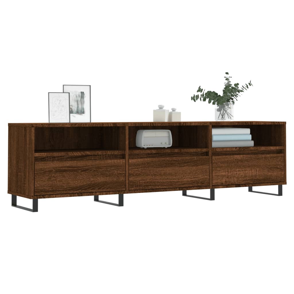 vidaXL TV-Schrank Braun Eichen-Optik 150x30x44,5 cm Holzwerkstoff
