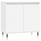 vidaXL Badezimmerschrank Weiß 58x33x60 cm Holzwerkstoff
