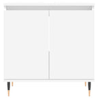 vidaXL Badezimmerschrank Weiß 58x33x60 cm Holzwerkstoff