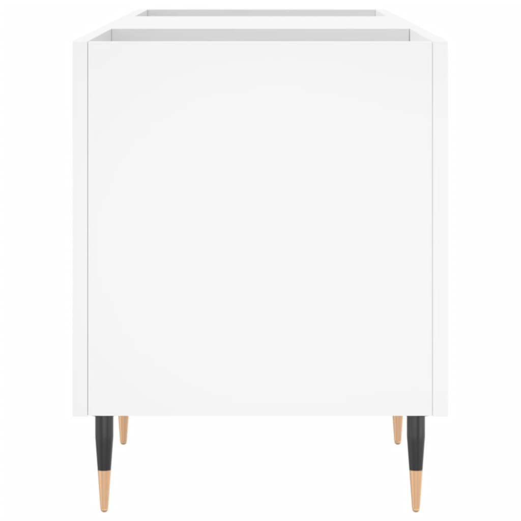 vidaXL Plattenschrank Weiß 121x38x48 cm Holzwerkstoff