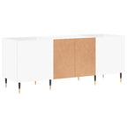 vidaXL Plattenschrank Weiß 121x38x48 cm Holzwerkstoff