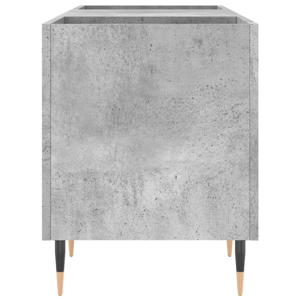 vidaXL Plattenschrank Betongrau 121x38x48 cm Holzwerkstoff