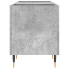 vidaXL Plattenschrank Betongrau 121x38x48 cm Holzwerkstoff