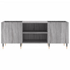 vidaXL Plattenschrank Grau Sonoma 121x38x48 cm Holzwerkstoff