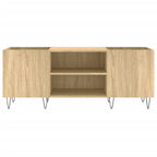vidaXL Plattenschrank Sonoma-Eiche 121x38x48 cm Holzwerkstoff