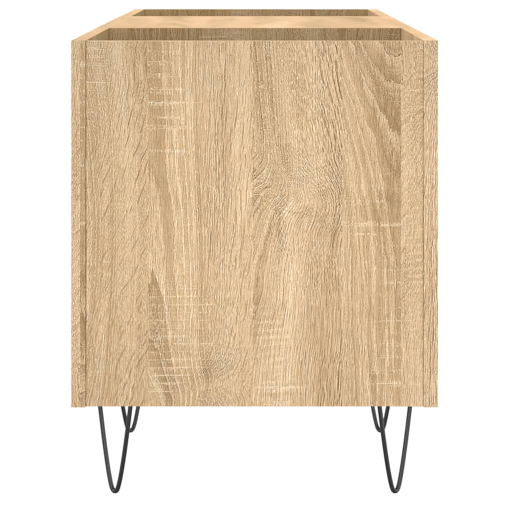 vidaXL Plattenschrank Sonoma-Eiche 121x38x48 cm Holzwerkstoff