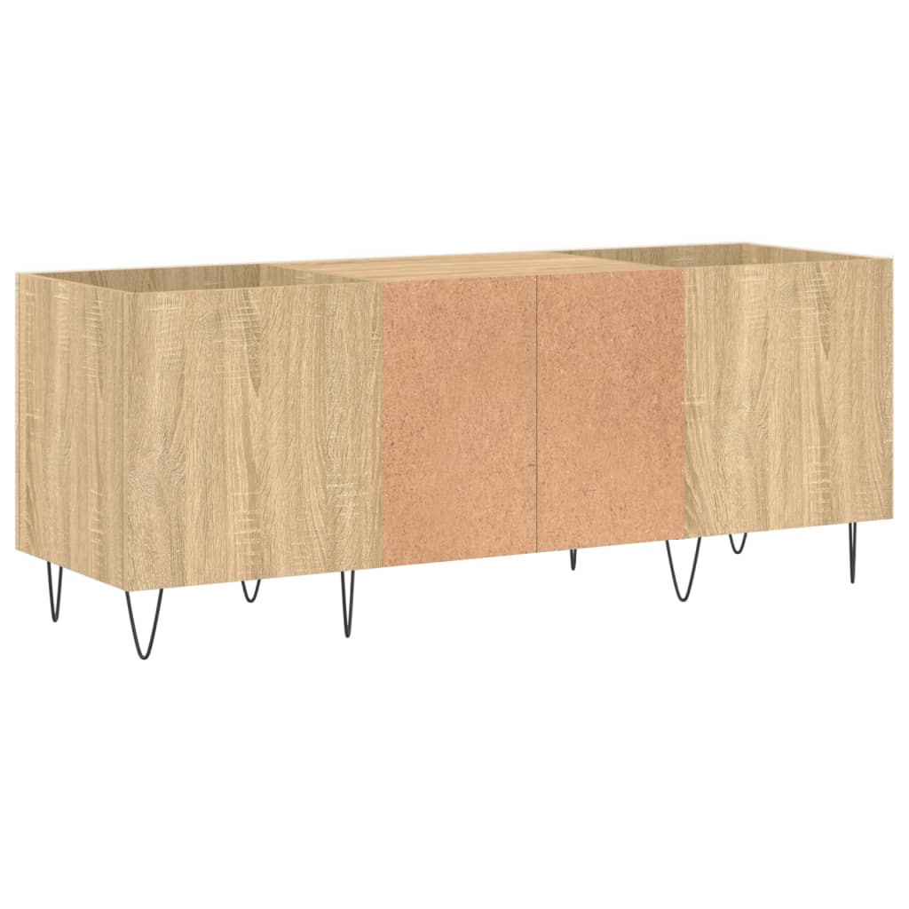 vidaXL Plattenschrank Sonoma-Eiche 121x38x48 cm Holzwerkstoff