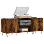 vidaXL Plattenschrank Räuchereiche 121x38x48 cm Holzwerkstoff