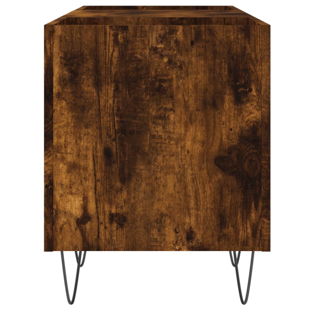 vidaXL Plattenschrank Räuchereiche 121x38x48 cm Holzwerkstoff