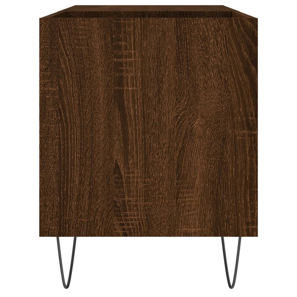 vidaXL Plattenschrank Braun Eichen-Optik 85x38x48 cm Holzwerkstoff