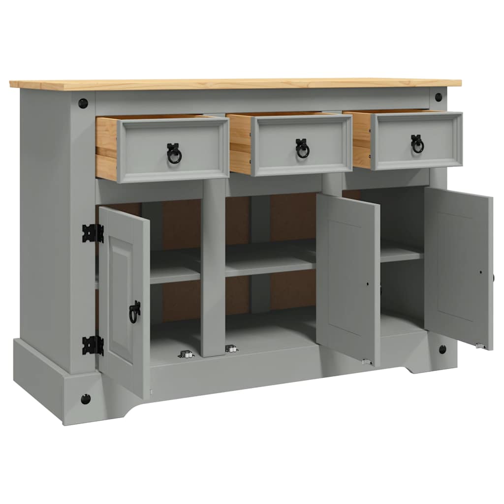 vidaXL Sideboard Corona 112x43x78 cm Massivholz Mexikanische Kiefer