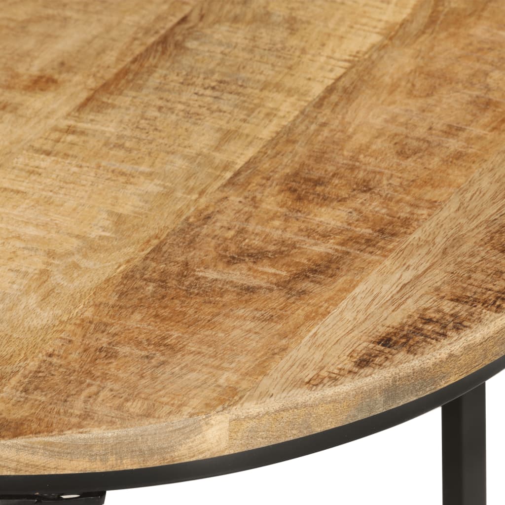 vidaXL Satztische 3 Stk. Raues Massivholz Mango