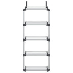 vidaXL Tür-Organizer mit 5 Ablagen 52x20x135 cm Aluminium