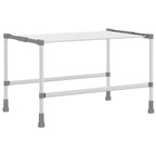 vidaXL Wäschetrockner 83x(50-55)x(40-85) cm Aluminium