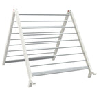 vidaXL Wäscheständer für Badewanne Ausziehbar 53-90 cm Aluminium