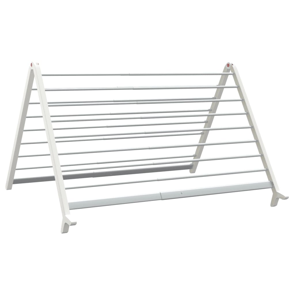 vidaXL Wäscheständer für Badewanne Ausziehbar 53-90 cm Aluminium