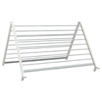 vidaXL Wäscheständer für Badewanne Ausziehbar 53-90 cm Aluminium