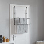 vidaXL Wäschetrockner für Balkon 54x25x42 cm Aluminium