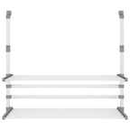 vidaXL Wäschetrockner für Balkon 89x25x(60-95) cm Aluminium