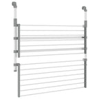 vidaXL Wäschetrockner für Balkon 89x25x(60-95) cm Aluminium