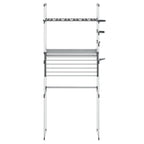 vidaXL Waschmaschinenregal 77x52x192 cm Aluminium