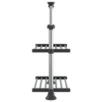 vidaXL Küchenregal 50x25x(50-70) cm Aluminium