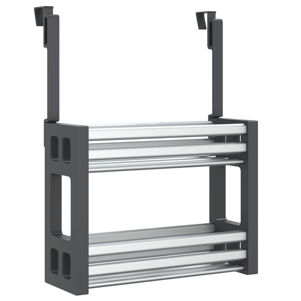 vidaXL Unterschrank-Organizer 34x12x26 cm Aluminium