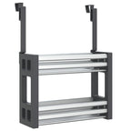 vidaXL Unterschrank-Organizer 34x12x26 cm Aluminium