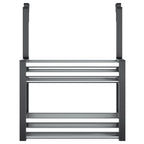 vidaXL Unterschrank-Organizer 34x12x26 cm Aluminium