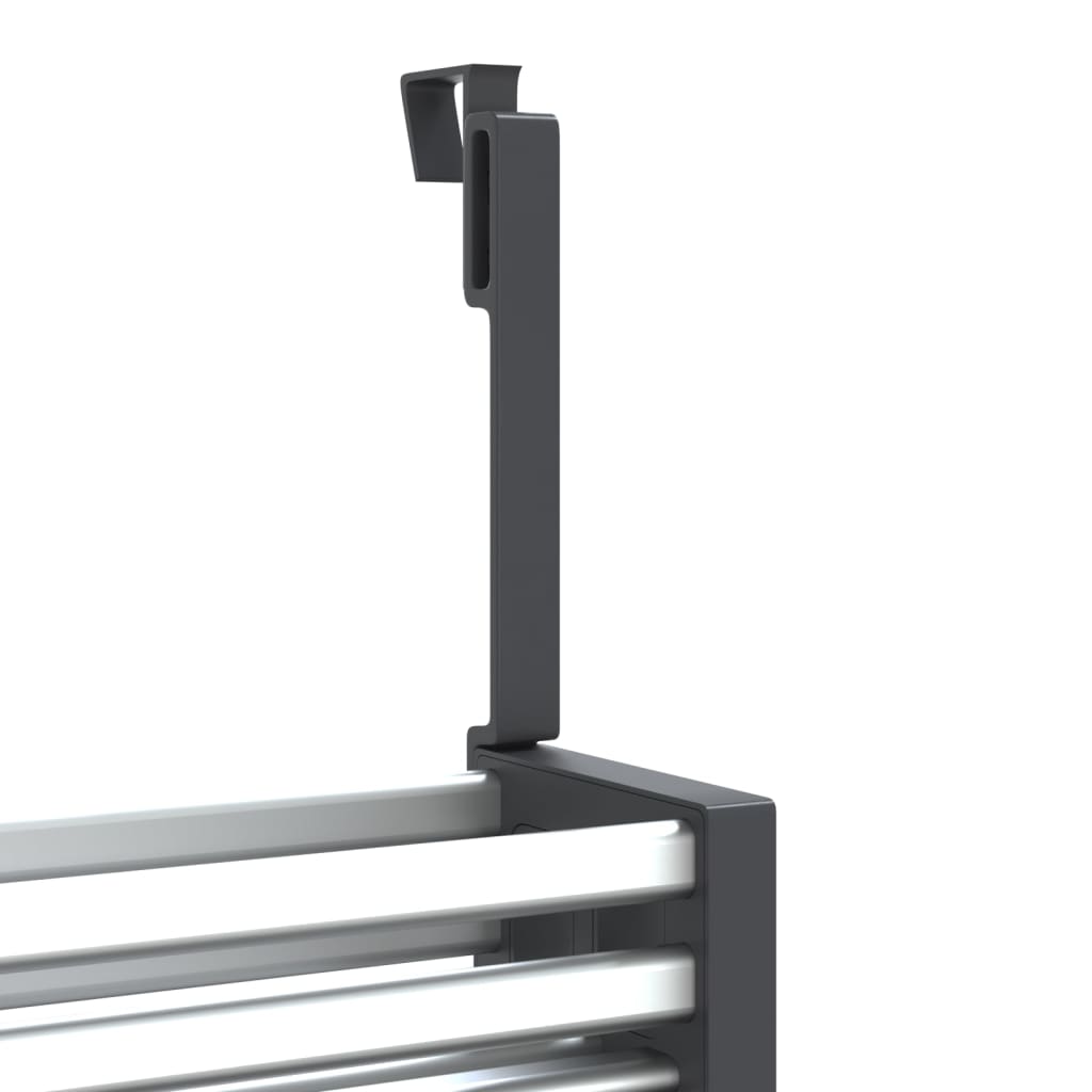vidaXL Unterschrank-Organizer 34x12x26 cm Aluminium