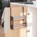 vidaXL Unterschrank-Organizer 34x12x26 cm Aluminium